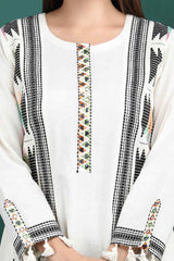 NANDINI | Off white A-line Kurta Pant