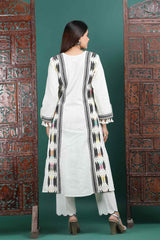 NANDINI | Off white A-line Kurta Pant