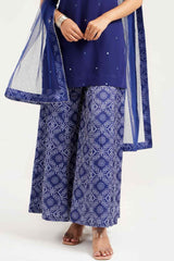 Georgette Sharara Set with Spaghetti Strap Kurta set - Ritivesh By Ritika Aggarwal