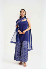 Georgette Sharara Set with Spaghetti Strap Kurta set - Ritivesh By Ritika Aggarwal