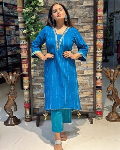 SAWARIYA | Kurta Pant with Leheriya Dupatta - Ritivesh By Ritika Aggarwal