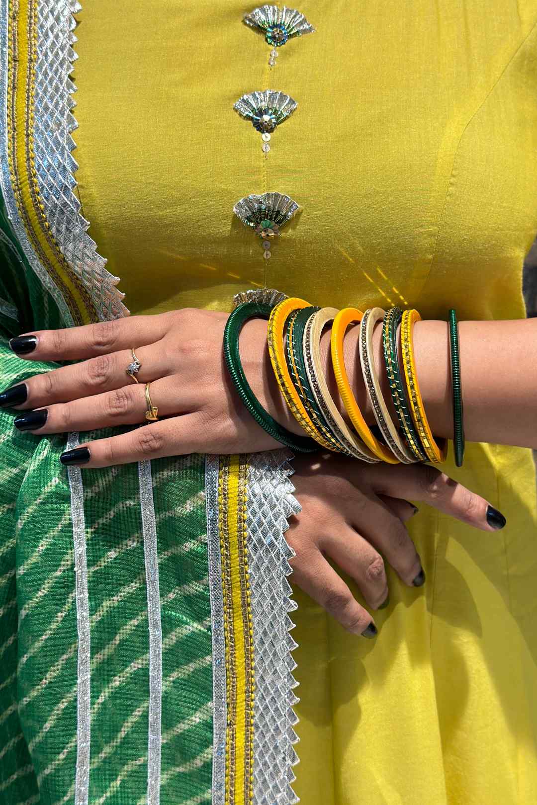 AARUSHI | Kurta Pant with Leheriya Dupatta - Ritivesh By Ritika Aggarwal