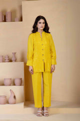 Cultural fusion Yellow coord set - Ritivesh By Ritika Aggarwal