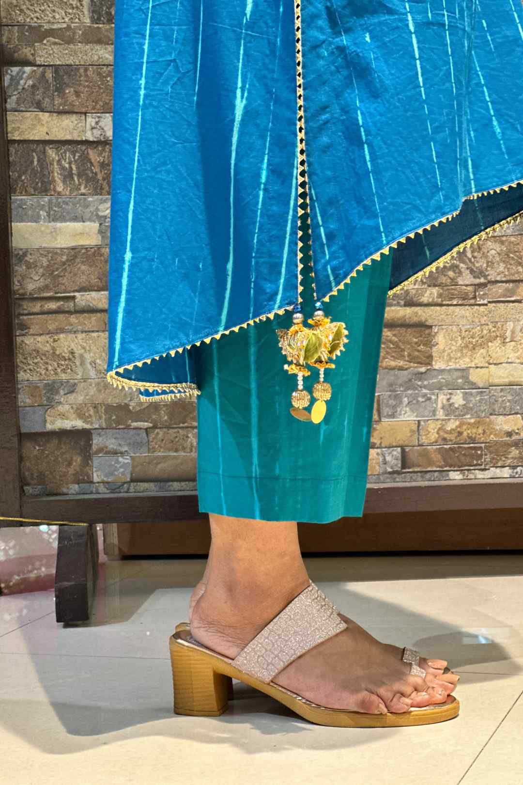 SAWARIYA | Kurta Pant with Leheriya Dupatta - Ritivesh By Ritika Aggarwal