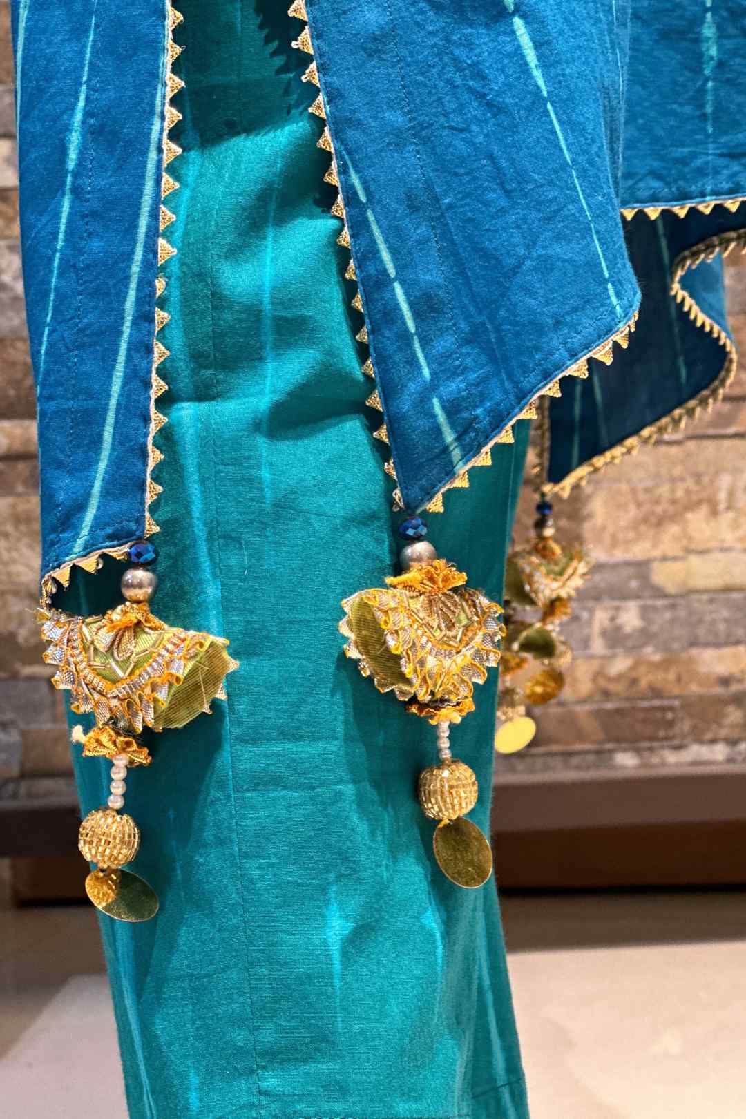 SAWARIYA | Kurta Pant with Leheriya Dupatta - Ritivesh By Ritika Aggarwal