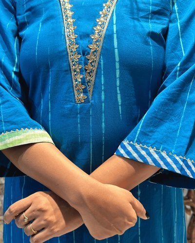 SAWARIYA | Kurta Pant with Leheriya Dupatta - Ritivesh By Ritika Aggarwal